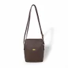 Zellia ZVN22004 barna női oldaltáska, crossbody 21 × 18 × 6 cm