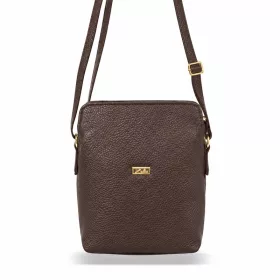   Zellia ZVN22004 barna női oldaltáska, crossbody 21 × 18 × 6 cm