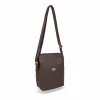 Zellia ZVN22004 barna női oldaltáska, crossbody 21 × 18 × 6 cm