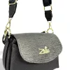 Zellia 25101 Groove fekete-bronz váltáska, oldaltáska 23 x 16 x 10 cm