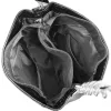 Zellia Zvn25002 fekete lakk, krokodil mintás válltáska, oldaltáska 31 x 26 x 14 cm