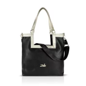 Zellia 26074 fekete női válltáska 37 × 36 × 13 cm
