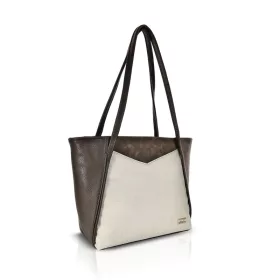 Zellia Női Válltáska ZVN26007 Barna-Beige