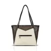 Zellia Női Válltáska ZVN26007 Barna-Beige