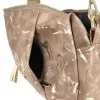 Zellia Zlb210 női barna- arany márvány mintázatú oldaltáska 25 x 17 x 9 cm