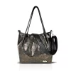 Zellia ZLB481 bronz női válltáska, oldalpánttal 32 x 28 x 13 cm