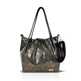   Zellia ZLB481 bronz női válltáska, oldalpánttal 32 x 28 x 13 cm