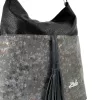 Zellia 21031 fekete-szürke női válltáska 41 x 38 x 10,5 cm