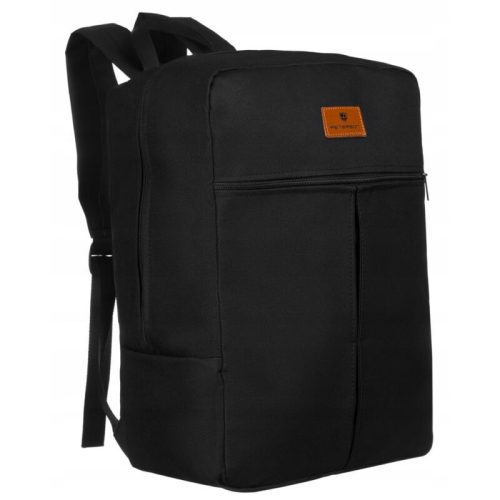 Peterson fekete hátizsák, kézipoggyász 40×25×20 cm