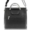 Zellia Zvn23013 fekete női kézitáska, oldalpánttal 33 x 27 x 13 cm