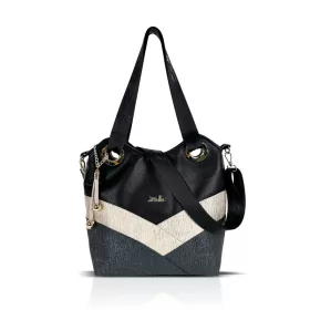   Zellia ZLB451 Groove trikolor női válltáska 32 x 31 x 11 cm