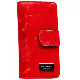   Peterson bézs női bőr pénztárca RFID védelemmel 19,5 x 10 cm