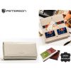 Peterson bézs női bőr pénztárca RFID védelemmel 19,5 x 10 cm