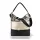Zellia 21025 fekete–bronz–arany női válltáska 38 × 30 × 15 cm