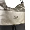 Zellia 21025 fekete–bronz–arany női válltáska 38 × 30 × 15 cm