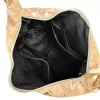 Zellia Zlb251 camel- arany márvány mintázatú, női válltáska 34 X 29 X 14 Cm