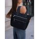 Peterson PTN CTY-06-6227 fekete shopper táska 30 x 29 x 14 cm