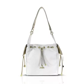   Zellia Zlb460 fehér-arany női válltáska 27 x 26 x 13,5 cm