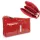 Zellia Hz-127 K892 - 2166 -Aurora Red - női piros lakk pénztárca 17,5 x 9,5 x 4 cm
