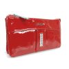 Zellia Hz-127 K892 - 2166 -Aurora Red - női piros lakk pénztárca 17,5 x 9,5 x 4 cm 