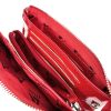 Zellia Hz-127 K892 - 2166 -Aurora Red - női piros lakk pénztárca 17,5 x 9,5 x 4 cm 