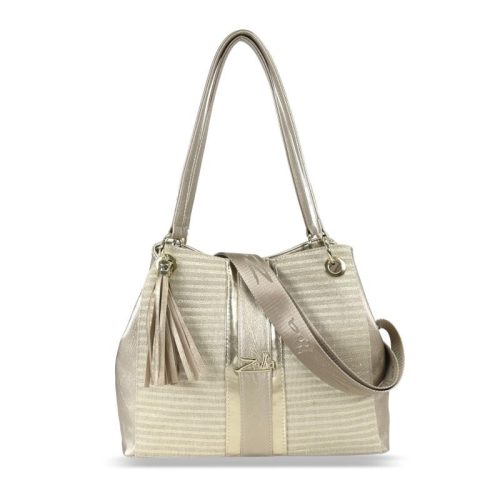 Zellia 24077 arany női válltáska 35 x 30 x 13 cm
