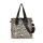 Zellia 23104 párduc mintás, vízlepergető női válltáska 38 x 36 x 13 cm