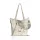 Zellia 24167 bézs-arany márvány mintás női válltáska 32 x 30 x 12 cm