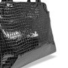 Zellia 24153 fekete krokodilmintás lakk válltáska 35 x 31 x 14 cm