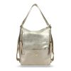 Zellia 22199 arany- diamond női válltáska, hátizsákká alakítható 31 x 25 x 13,5 cm