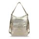 Zellia 22199 arany- diamond női válltáska, hátizsákká alakítható 31 x 25 x 13,5 cm