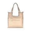 Zellia 26074 Pantera bézs-krém színű párduc mintás női válltáska 37 × 36 × 13 cm