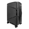 Zellia Ppb088 fekete keményfalú bőrönd 75 cm