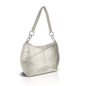   Zellia 25199 bézs-arany női válltáska, oldaltáska 35 x 27 x 10 cm