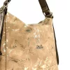 Zellia Zlb317 camel- arany márvány mintás női válltáska, hátizsákká alakítható 31 x 28 x 12,5 cm