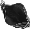 Zellia 25199 fekete lakk női válltáska 35 x 27 x 10 cm