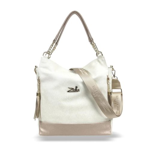 Zellia 25022 bézs válltáska 34 x 31 x 12 cm