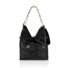 Zellia 26035 fekete női hobó válltáska 47 x 37 x 11 cm