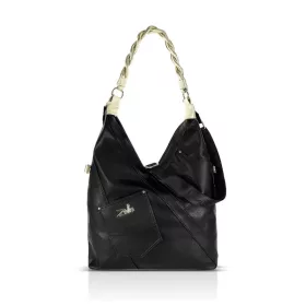 Zellia 26035 fekete női hobó válltáska 47 x 37 x 11 cm