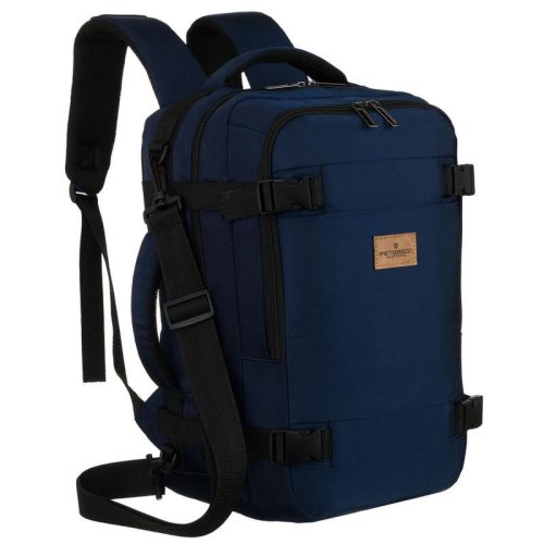 Peterson Ptn Bielik-6507 sötétkék hátizsák - WizzAir, Ryanair kézipoggyász  40 x 25 x 20 cm