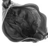 Zellia 22010 fekete-lakk-matt - steppelt női válltáska, oldaltáska 40 x 30 x 15 cm
