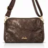 Zellia ZLB479 Python bronz női oldaltáska 25 × 17 × 9 cm