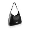 Zellia 26080  Strus fekete-ezüst női válltáska 31 × 29 × 11 cm