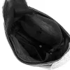 Zellia 26080  Strus fekete-ezüst női válltáska 31 × 29 × 11 cm