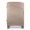 Zellia Ppb088 cappucino színű női keményfalú kabinbőrönd 65 cm 