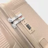Zellia Ppb088 cappucino színű női keményfalú kabinbőrönd 65 cm 