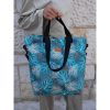 Rovicky R-TZ15605-9945 S16 női kék, mintás shopper táska 49 x 40 x 18 cm 