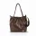ZelliaZLB481 Python barna piton mintás női válltáska 32 x 28 x 13 cm