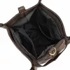 ZelliaZLB481 Python barna piton mintás női válltáska 32 x 28 x 13 cm