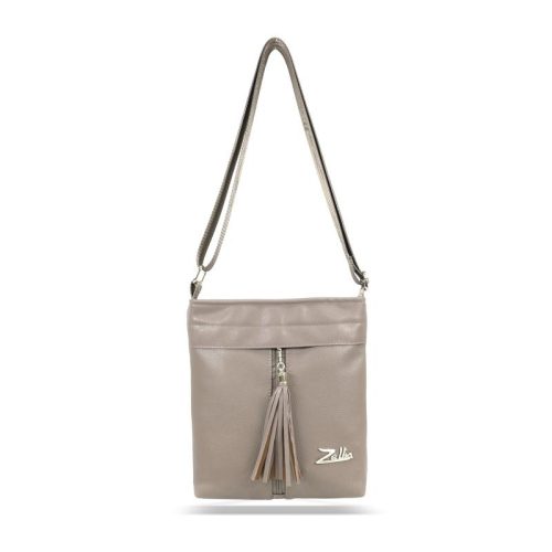 Zellia taupe női oldaltáska 26 × 24 cm